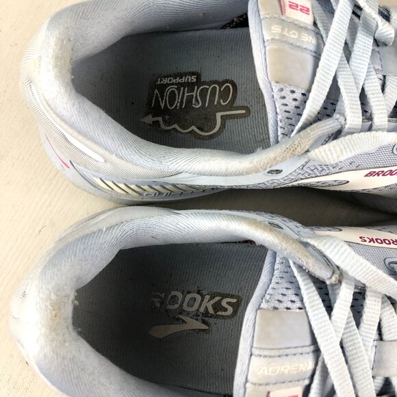 Brooks Women's Size 7.5B Adrenaline GTS 22 Blue Lace-Up Running Sneakers FAIR - Picture 13 of 15